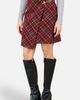 Yumi Yumi Check Wrap Mini Skirt - 1