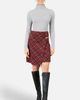Yumi Yumi Check Wrap Mini Skirt - 2