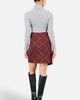 Yumi Yumi Check Wrap Mini Skirt - 3