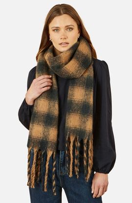 Yumi Yumi Checked Super Soft Scarf