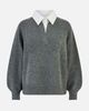 Yumi Yumi Collar Detail Knitted Jumper - 2
