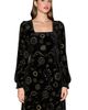 Yumi Yumi Cosmic Foil Print Midi Dress - 5