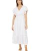 Yumi Yumi Cotton Broderie Anglaise Wrap Midi Dress - 1