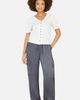 Yumi Yumi Cotton Button Detail T-Shirt - 2