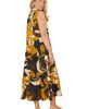 Yumi Yumi Cotton Leaf Midi Sleeveless Shirt Dress - 3