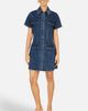 Yumi Yumi Denim Stretch Shirt Dress - 2