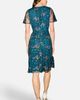 Yumi Yumi Embroidered Floral Mesh Fit-Flare Dress - 2