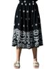 Yumi Yumi Embroidered Midi Skirt - 1