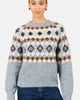 Yumi Yumi Fairisle Wool Blend Relaxed Jumper - 5