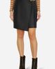 Yumi Yumi Faux Leather Wrap Mini Skirt - 1
