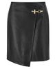 Yumi Yumi Faux Leather Wrap Mini Skirt - 2