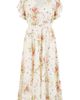 Yumi Yumi Floral Broderie Anglaise Wrap Midi Dress - 2
