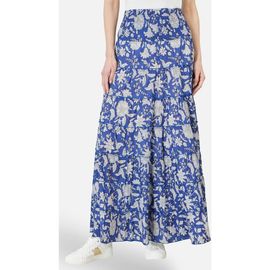 Yumi Yumi Floral Cotton Tiered Maxi Skirt