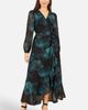 Yumi Yumi Floral Dipped Hem Wrap Midi Dress - 1