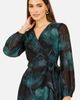 Yumi Yumi Floral Dipped Hem Wrap Midi Dress - 5
