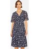 Yumi Yumi Floral Mesh Wrap Dress - 1