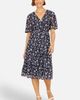 Yumi Yumi Floral Mesh Wrap Dress - 2