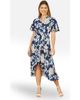 Yumi Yumi Floral Midi Wrap Dress - 1