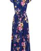 Yumi Yumi Floral Print Dipped Hem Wrap Midi Dress - 2