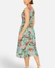Yumi Yumi Floral Print Mesh Stretch Midi Dress - 3