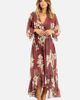 Yumi Yumi Floral Print Midi Wrap Dress - 3