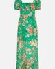 Yumi Yumi Floral Print Square Neck Maxi Dress - 2