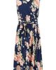 Yumi Yumi Floral Rose Wrap Over Sleeveless Dress - 2
