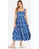 Yumi Yumi Floral Strappy Midi Sun Dress - 1