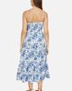 Yumi Yumi Floral Strappy Tie Front Midi Dress - 5