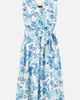 Yumi Yumi Floral Wrap Over Skater Dress - 2