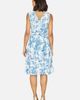 Yumi Yumi Floral Wrap Over Skater Dress - 5