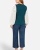 Yumi Yumi Flower Appliqué Knit Waistcoat - 3