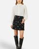 Yumi Yumi Flower Embroidered Cord Mini Skirt - 2
