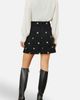 Yumi Yumi Flower Embroidered Cord Mini Skirt - 5