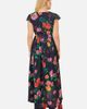 Yumi Yumi Flower Print Wrap Midi Dress - 3