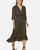 Yumi Yumi Foil Print Wrap Over Dress - 1