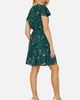 Yumi Yumi Foil Star Print Wrap Skater Dress - 5