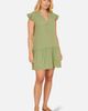 Yumi Yumi Frill Sleeve Double Cotton Tunic Dress - 1