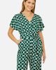 Yumi Yumi Geometric Print Wrap Jumpsuit - 2