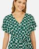 Yumi Yumi Geometric Print Wrap Jumpsuit - 5