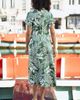 Yumi Yumi Leaf Print Midi Shirt Dress - 5