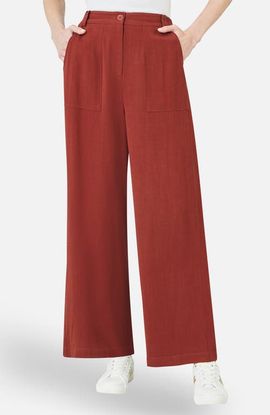 Yumi Yumi Linen Mix Mid Rise Trousers