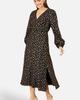 Yumi Yumi Long Sleeve Foil Print Midi Dress - 2
