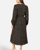Yumi Yumi Long Sleeve Foil Print Midi Dress - 3