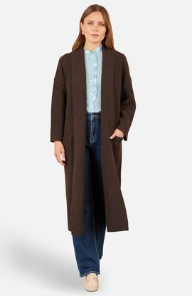 Yumi Yumi Long Sleeve Knitted Maxi Cardigan