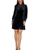 Yumi Yumi Long Sleeve Velvet Tunic Dress - 2