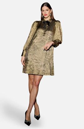 Yumi Yumi Luminous Bow-Tie Shirt Dress