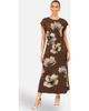 Yumi Yumi Mesh Floral Midi Dress - 1