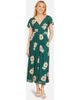 Yumi Yumi Mesh Flower With Pockets Wrap Midi Dress - 1
