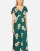 Yumi Yumi Mesh Flower With Pockets Wrap Midi Dress - 3